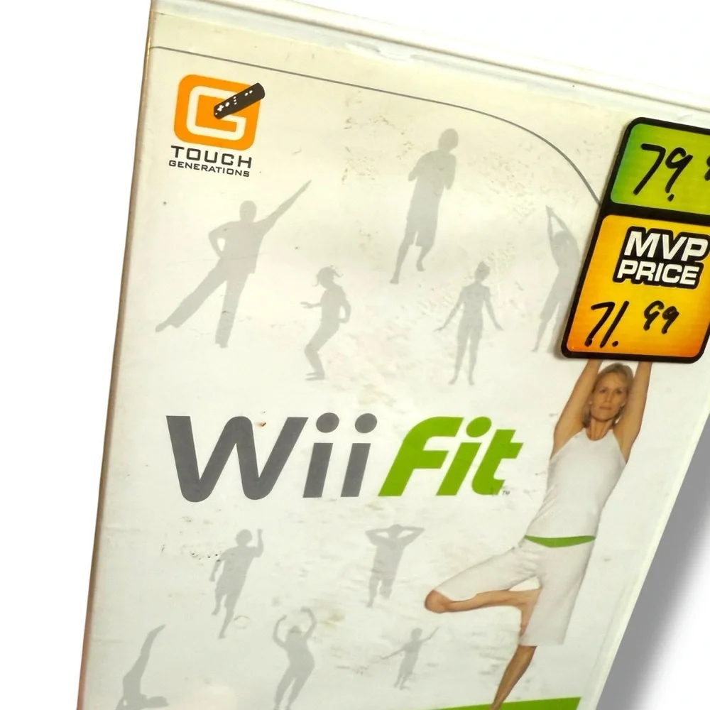 Wii Fit Nintendo Wii Video Game w/ Booklet‎ Tested & Works